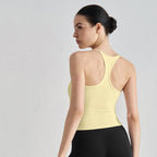 Women's sports bra with padded tank top 52007WX