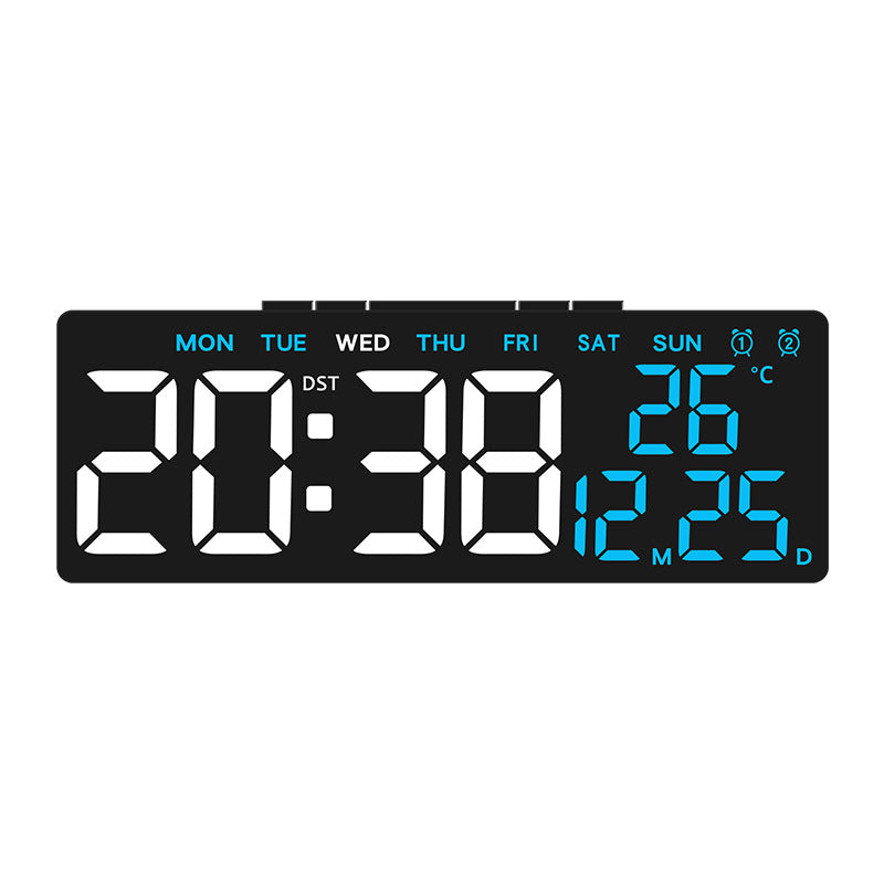 Hot selling LED alarm clock with multifunctional function, simple desktop clock, temperature display 591