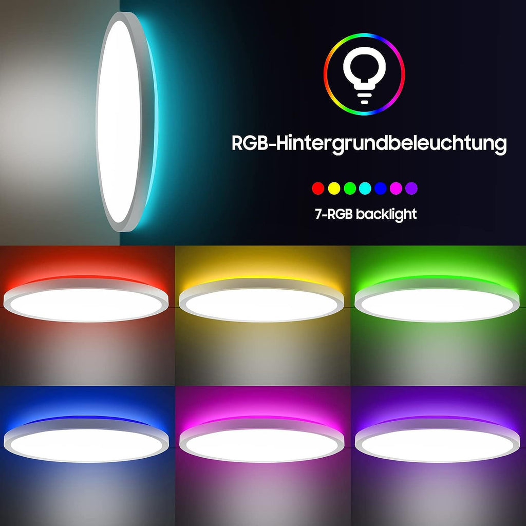 Bedroom Light Warm and Romantic Room Round Simple Modern Living Room Light LED Ultra Thin Ceiling Light 553