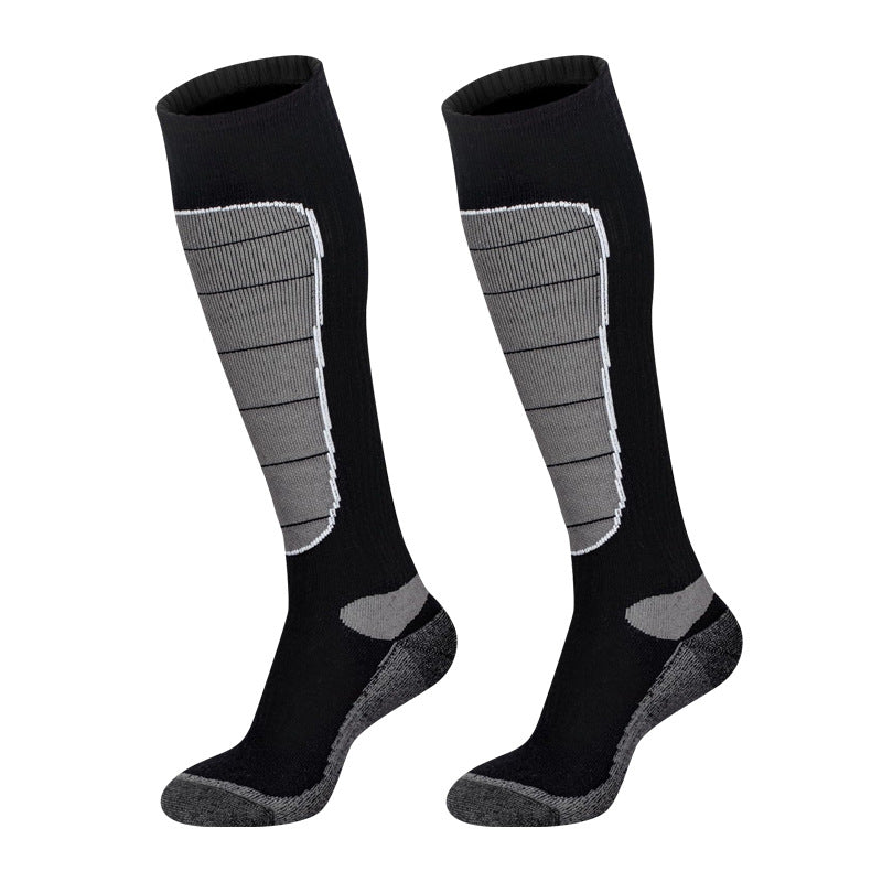 Winter ski socks, extra thick and warm, hiking socks, men's and women's outdoor wear-resistant sports socks 525