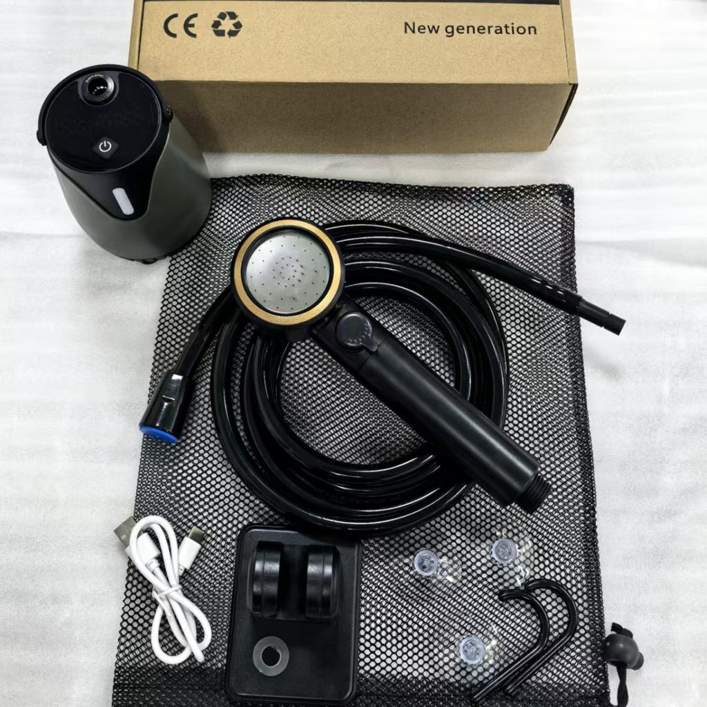 Outdoor shower, a simple bathing device for camping, construction sites, dormitories, and home use 511