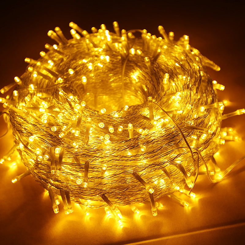 LED color lights, flashing lights, string lights, starry sky lights, solar powered high brightness waterproof outdoor decoration atmosphere light strips 563