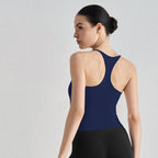 Women's sports bra with padded tank top 52007WX