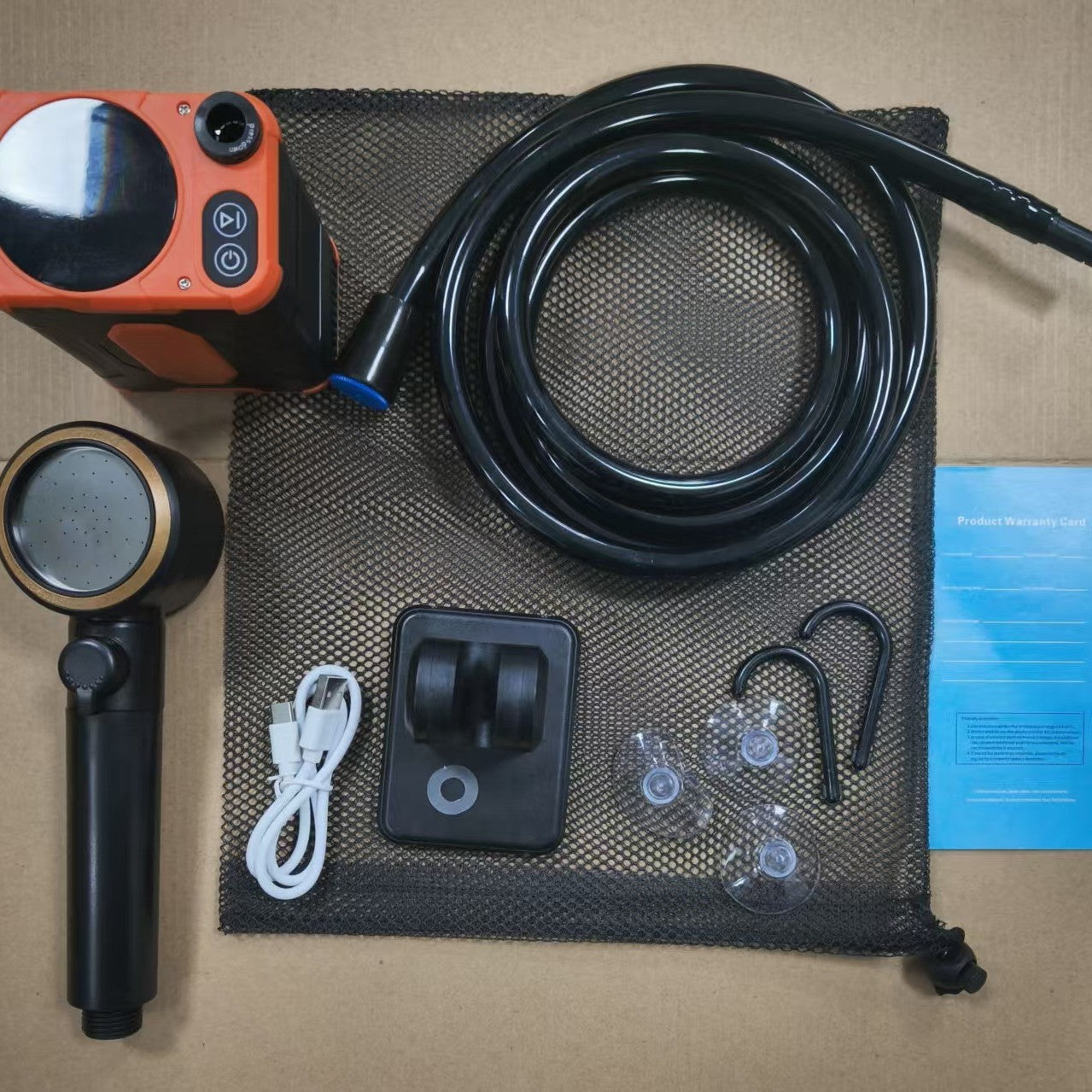 Outdoor shower, a simple bathing device for camping, construction sites, dormitories, and home use 511