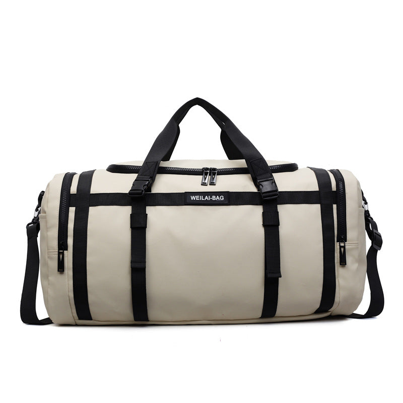 Large-capacity travel bag cover for both long and short distances, with trolley handle, lightweight and durable 507
