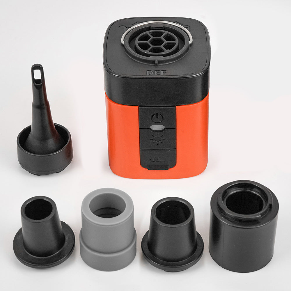 Electric mini air pump for outdoor camping, SOS emergency signal light, wireless outdoor air pump 534