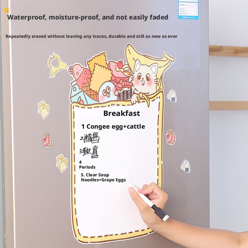 Magnetic schedule customized refrigerator sticker calendar magnetic whiteboard sticker 579