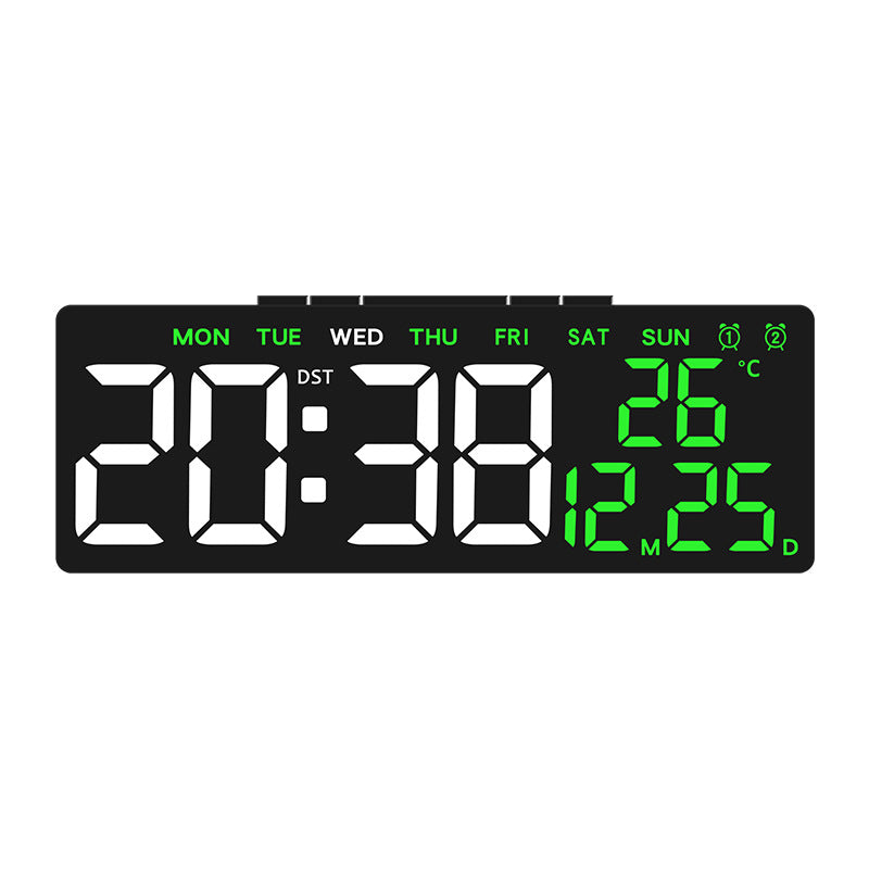 Hot selling LED alarm clock with multifunctional function, simple desktop clock, temperature display 591