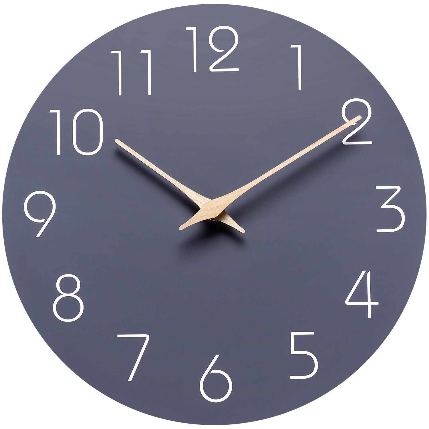 10 inch wall clock, living room, simple, no drilling, wall decoration, clock, silent MDF clock 592