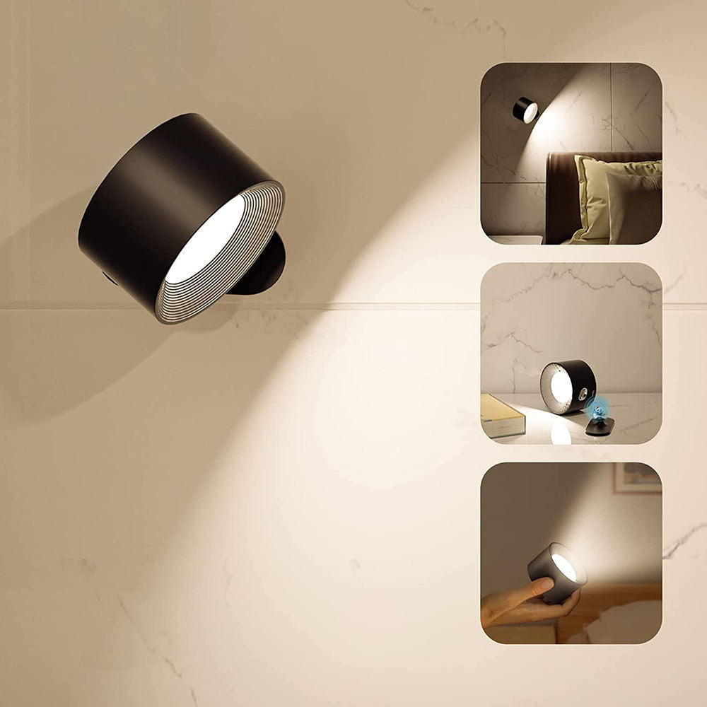 USB charging wall light LED bedside reading book light charging portable touch adjustable night light magnetic suction cabinet light 575