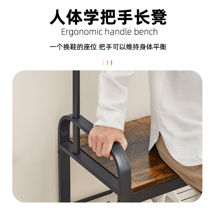 Simple coat rack for entryway, shoe rack for living room 603