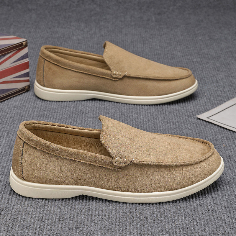 Men's shoes, British style, men's loafers, fashionable casual shoes 506