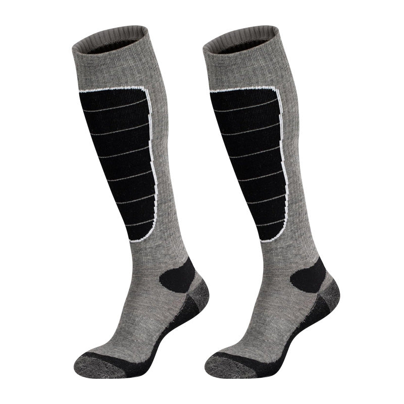Winter ski socks, extra thick and warm, hiking socks, men's and women's outdoor wear-resistant sports socks 525