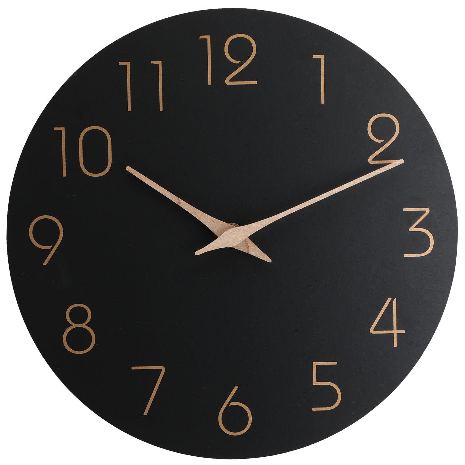 10 inch wall clock, living room, simple, no drilling, wall decoration, clock, silent MDF clock 592