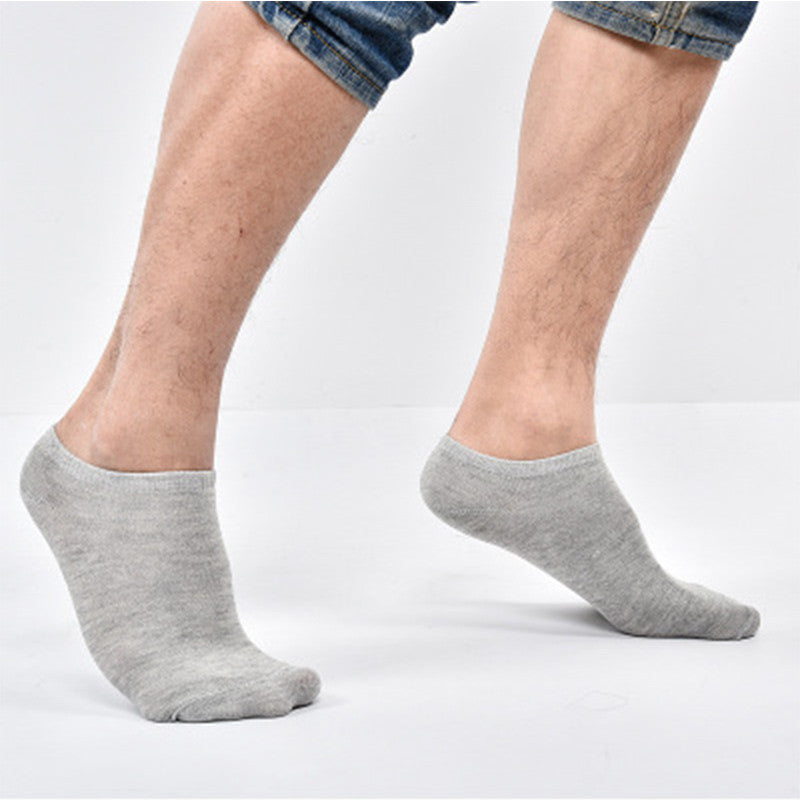 Individually packaged ankle socks, plain black, plain white, plain gray 501