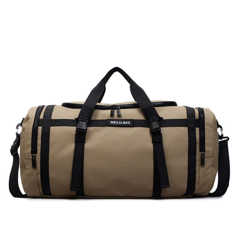 Large-capacity travel bag cover for both long and short distances, with trolley handle, lightweight and durable 507