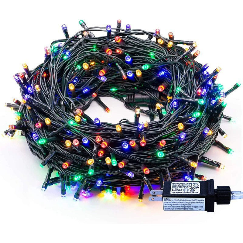 LED starry sky lights, flashing lights, string lights, Christmas outdoor lighting decoration, low-voltage electric ink green line 564