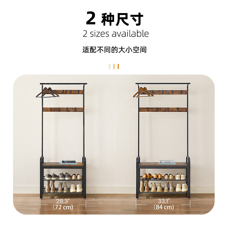 Simple coat rack for entryway, shoe rack for living room 603