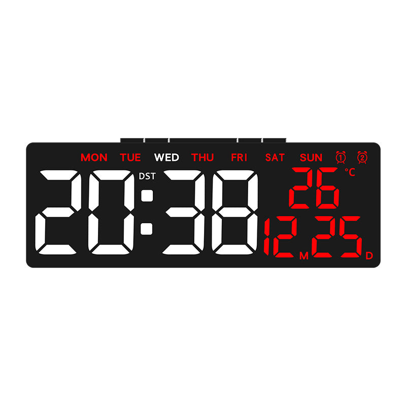 Hot selling LED alarm clock with multifunctional function, simple desktop clock, temperature display 591