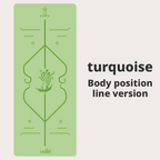 Thickened and widened double-sided non-slip natural rubber PU yoga mat for men and women 017