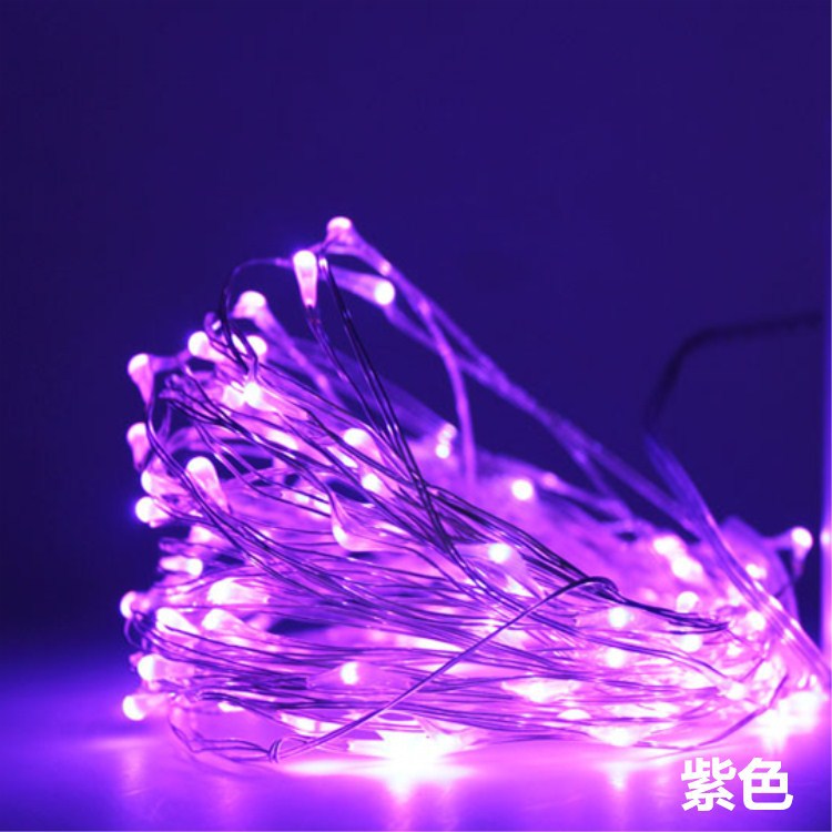LED Copper Wire Lamp, Battery Box, Light String, Luminous Lamp with Wave Ball String, Craft Wrapped Copper Wire Color Lamp 546