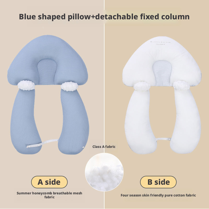 Baby styling pillow artifact soothes the pillow while sleeping, corrects head shape, and corrects head shape 090