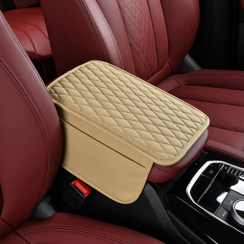 Car armrest box pad, universal storage bag, car storage pocket, elbow center height pad 366