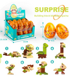 Twisted Egg Blind Box Building Blocks Toy Creative Engineering Vehicle Fire Truck Building Blocks 212