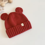 Solid Color Round-Eared Children's Knit Hat 077