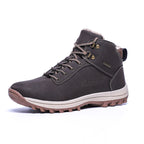 Couple outdoor hiking shoes with plush thick soled sneakers 107