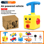 Air powered car, toy car, children's early education balloon, sliding car 191