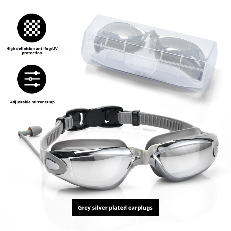 Male and female high-definition swimming goggles with prescription 161