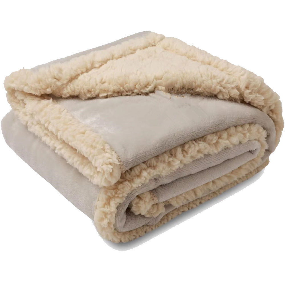 Waterproof and urine resistant pet blanket, cotton flannel, comfortable and thick dog pad mattress 331