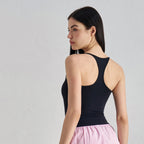 Women's sports bra with padded tank top 52007WX