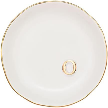 Ladies' engagement and wedding gift ceramic ring plate 260