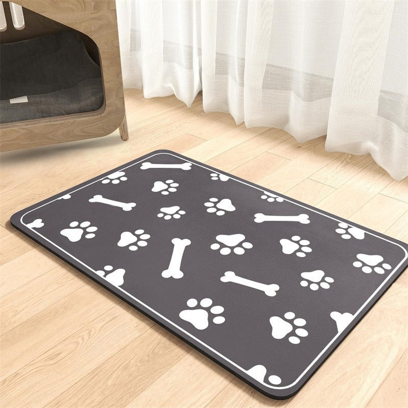 Diatom mud pet feeding splash proof pad for cats and dogs, universal 303