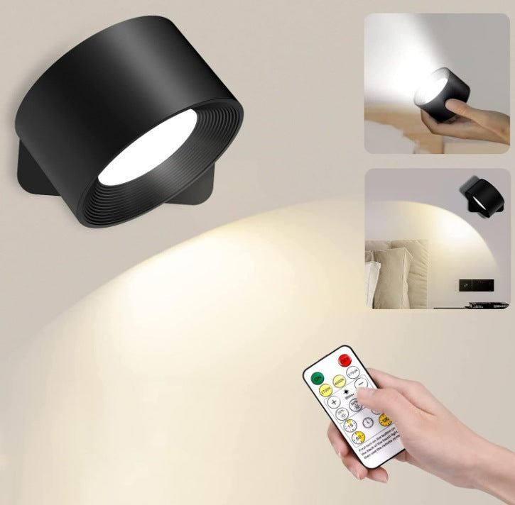 USB charging wall light LED bedside reading book light charging portable touch adjustable night light magnetic suction cabinet light 575