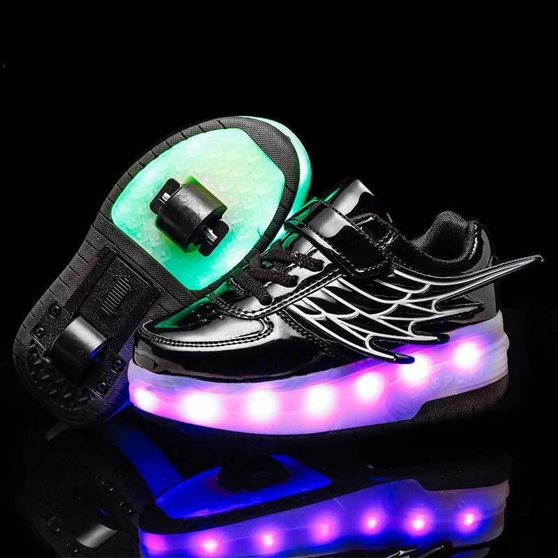 Walking shoes LED children's shoes ultra light automatic luminous shoes 098