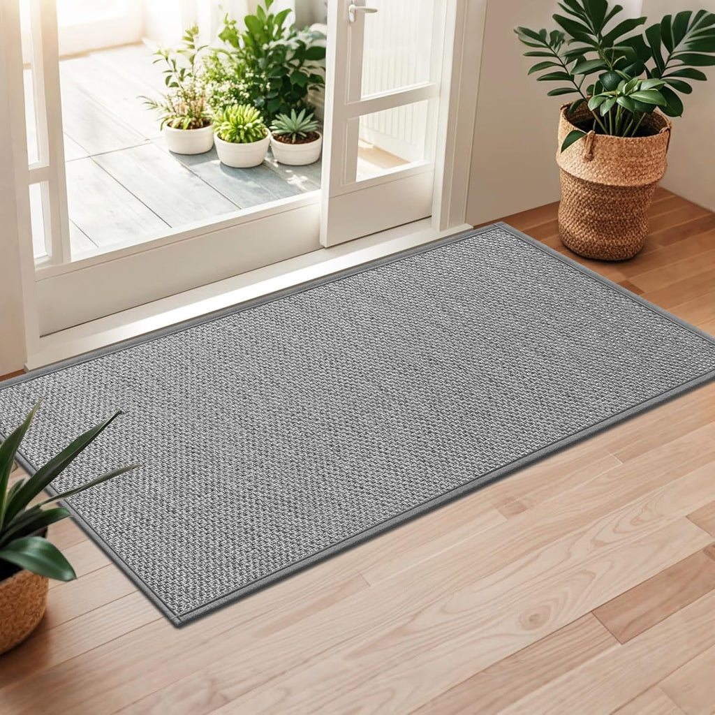 Linen floor mat anti slip, water absorbing, household floor mat quick drying, easy to absorb water, diatomaceous earth 582