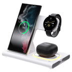 Three in one wireless charger supports fast charging and multifunctional wireless charging 136