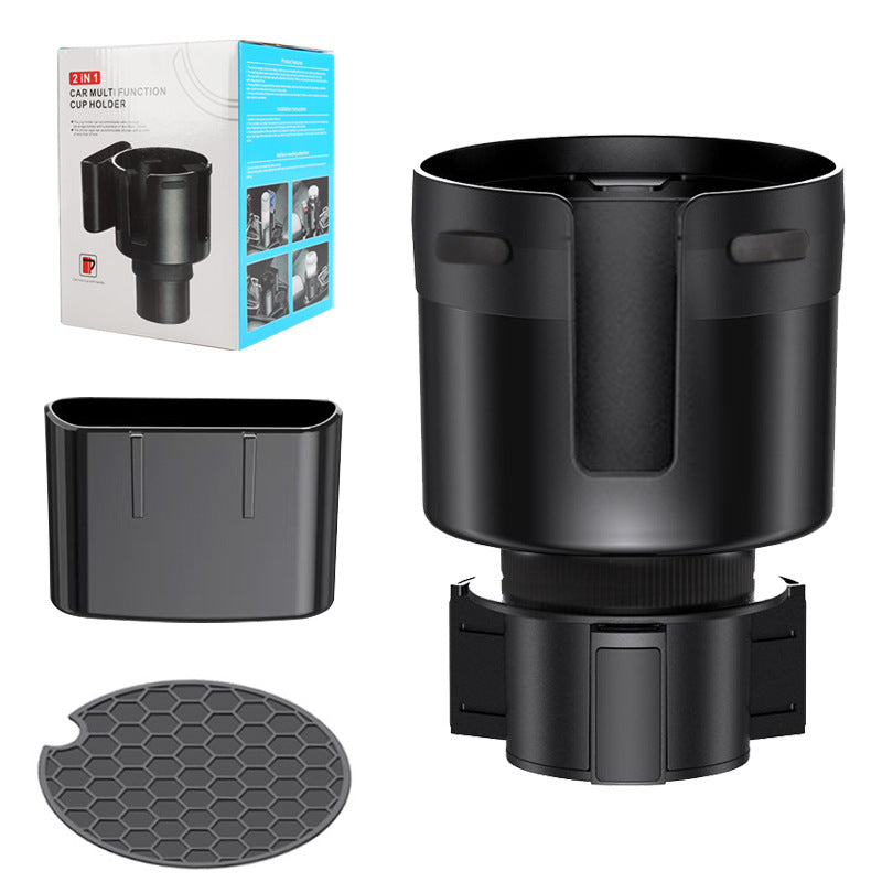 Car mounted cup holder multifunctional rotating car center console beverage holder 357