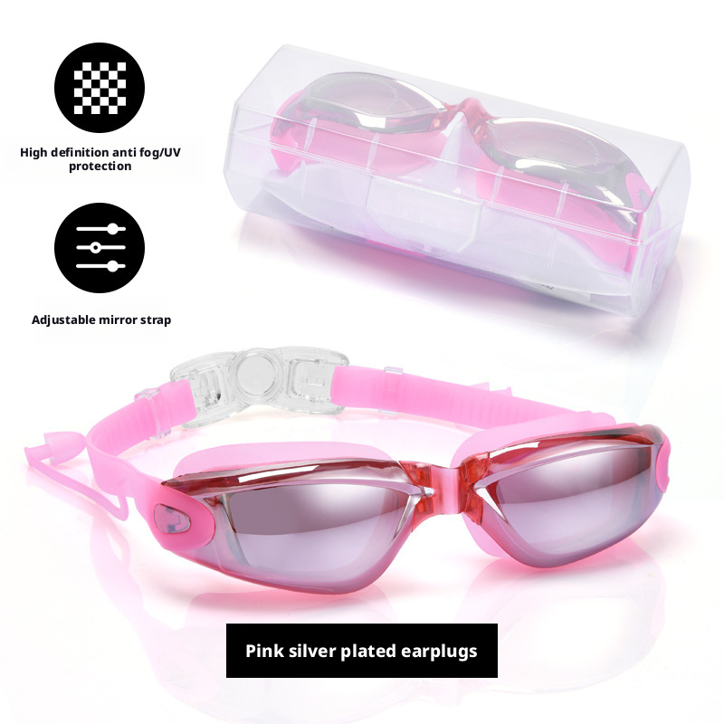 Male and female high-definition swimming goggles with prescription 161