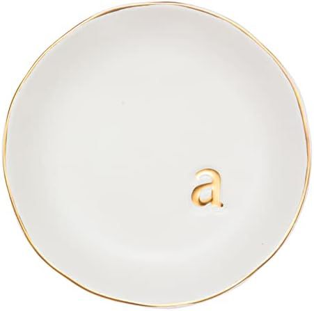 Ladies' engagement and wedding gift ceramic ring plate 260