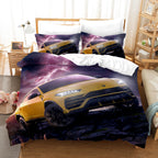 3D Sports Car Cross-Border Home Textiles Three-Piece Bedding Set Four-Piece Bedding Set 242