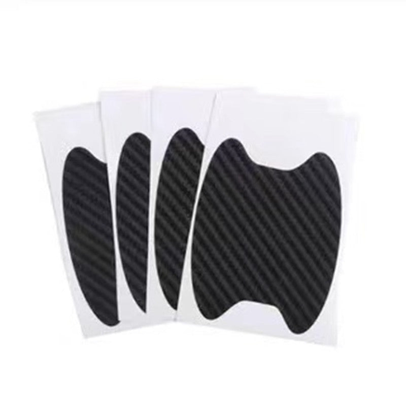 Carbon fiber handle sticker car door bowl sticker scratch car sticker handle protective film 400