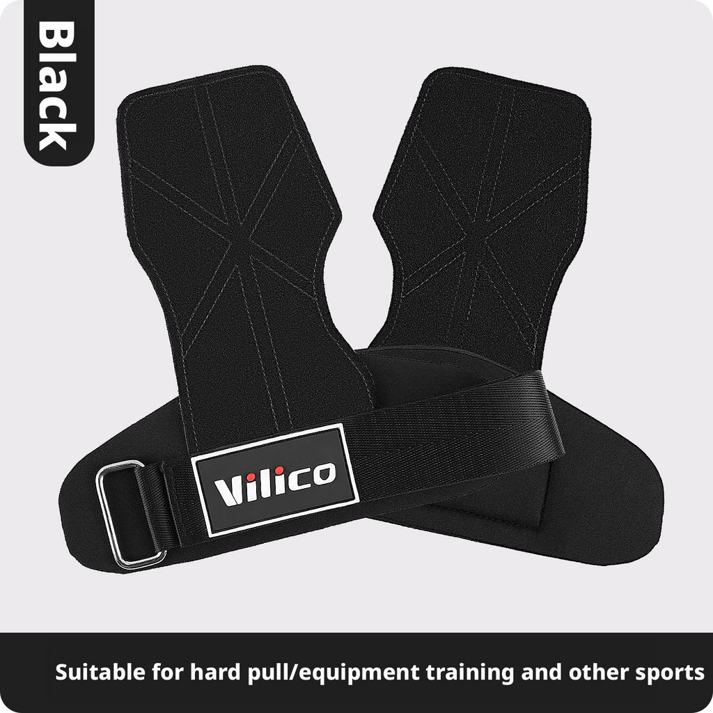 Sports, fitness, anti slip, palm protection, anti cocoon, pull up, male weightlifting, hard pull cowhide, four finger palm protection 407