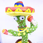 Dancing cactus, sand sculpture, electric plush toy that can twist, learn to speak, sing, and emit light 190