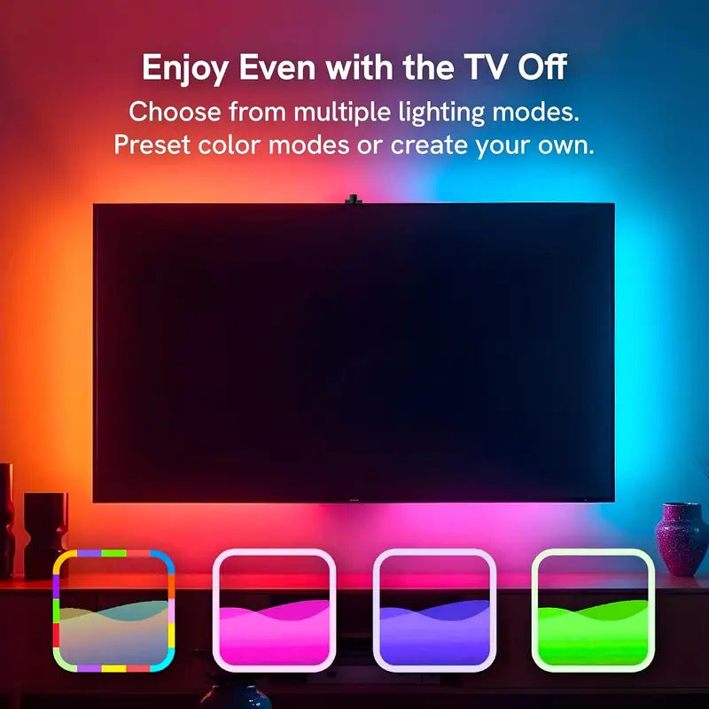 Smart ambient light strip for TV and TV screen capture, synchronized with the TV screen, RGB color LED ambient light 554