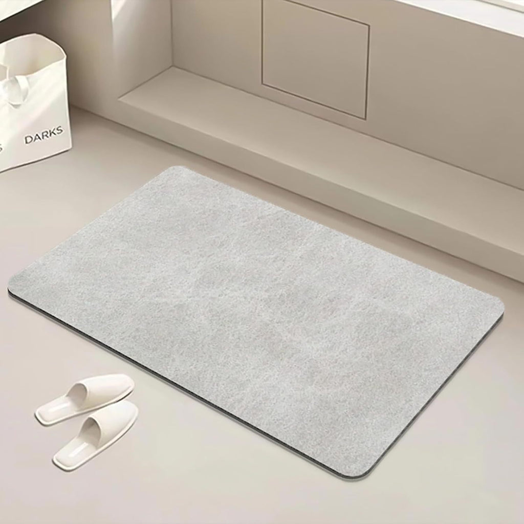 Soft diatomaceous earth absorbent mat  toilet door anti-slip quick-drying mat 018