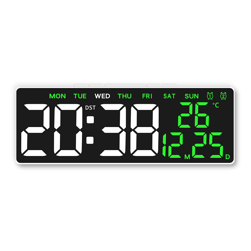 Hot selling LED alarm clock with multifunctional function, simple desktop clock, temperature display 591